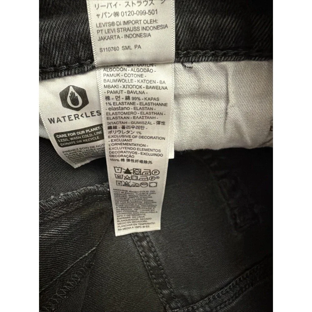 Levi's men's 510 slim fit jeans 38x30 Black